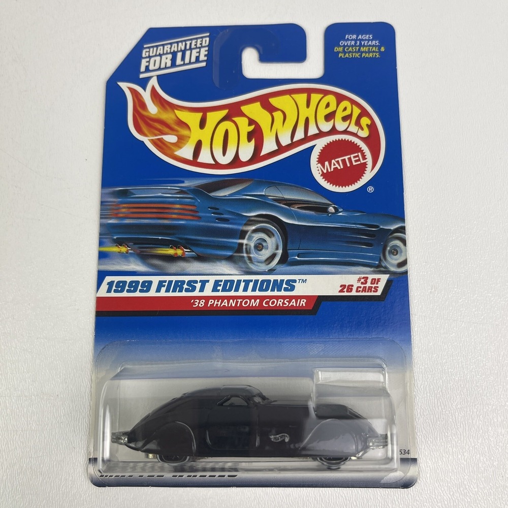 Hot Wheels 1999 First Editions 38 Phantom Corsair Collector 656
